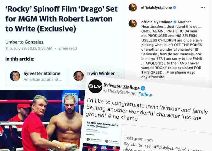 Drago Spinoff: Sylvester Stallone Takes Another Hit to His Creative Rights Drago Spinoff Movie