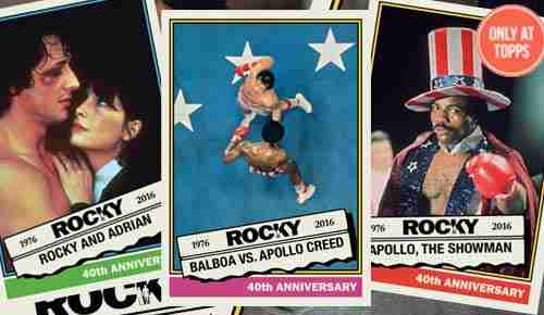 Topps Celebrates Rocky's 40th Anniversary with New Trading Cards rocky-topps-trading-cards-40th-anniversary